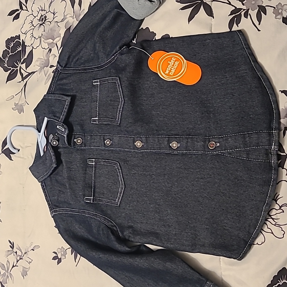 Toddler boy denim shirt